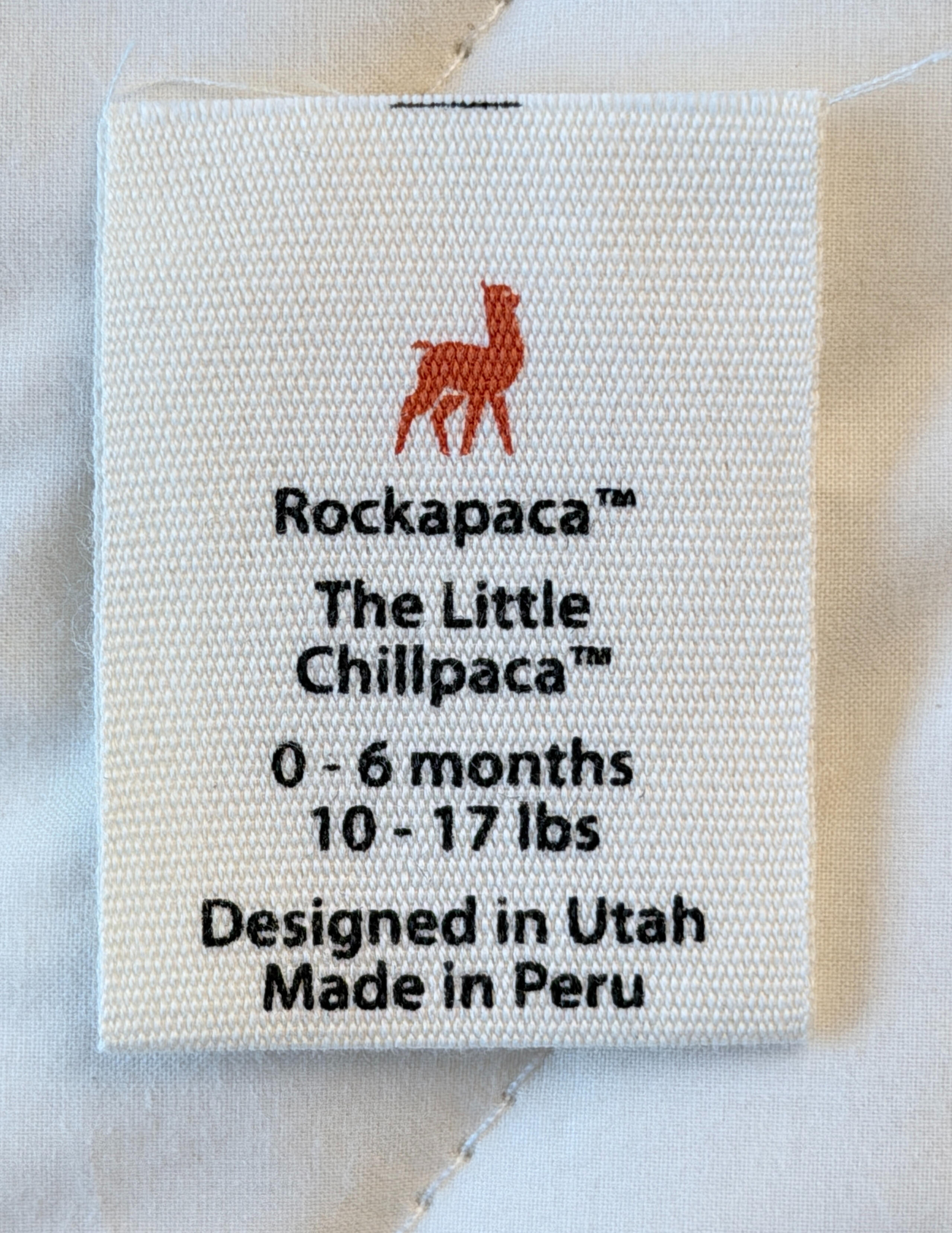 Chillpaca two way zipper Chillpaca by Rockapaca two way zipper